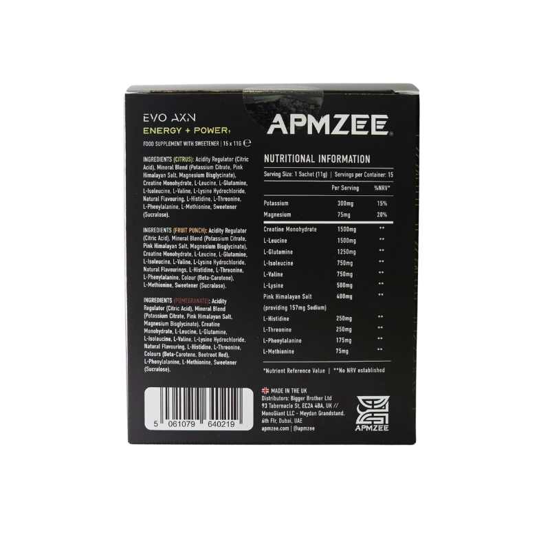 EVO AXN ENERGY+POWER Sachets