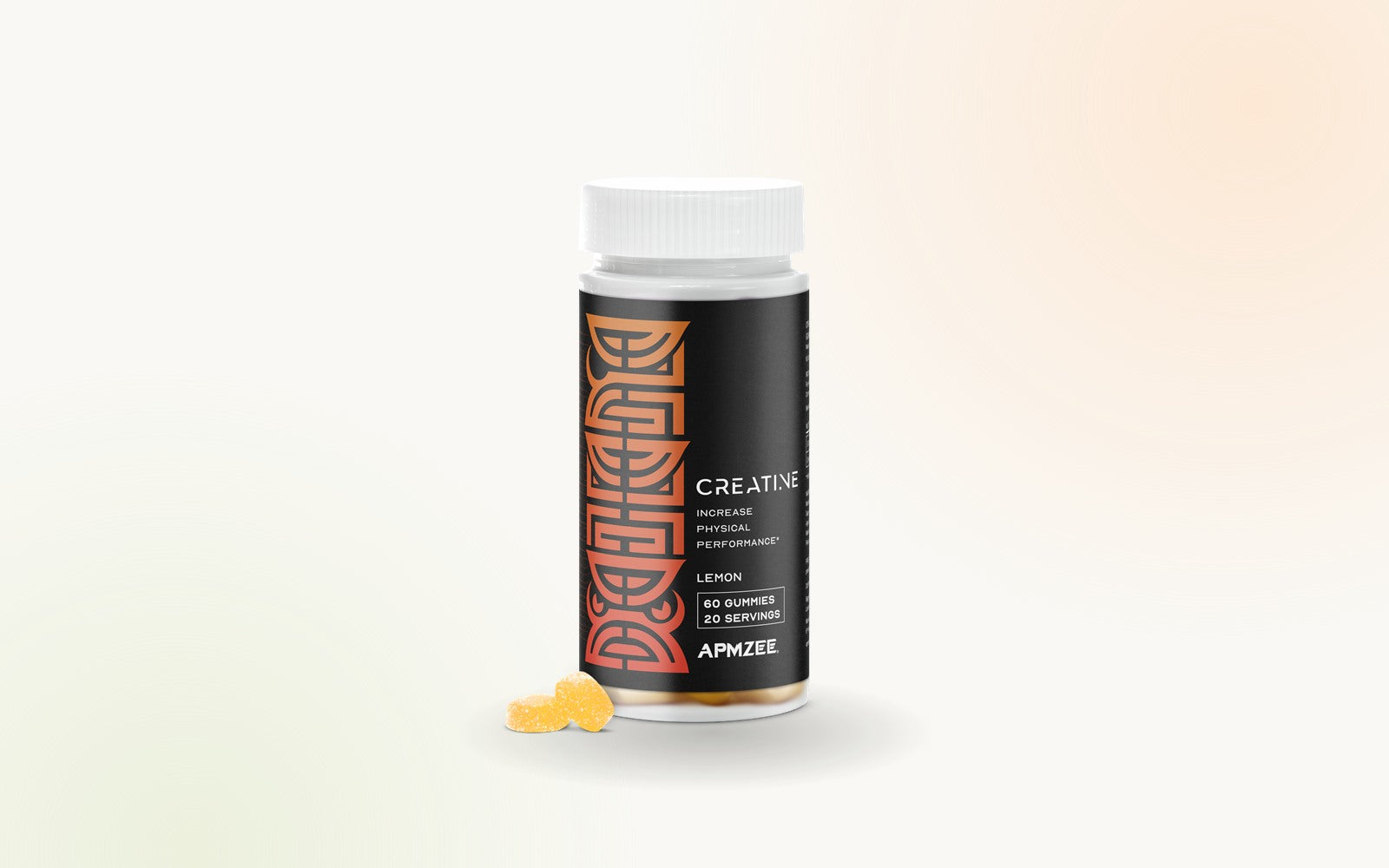 APMZEE Creatine Gummies - third-party lab-tested creatine monohydrate (lemon)