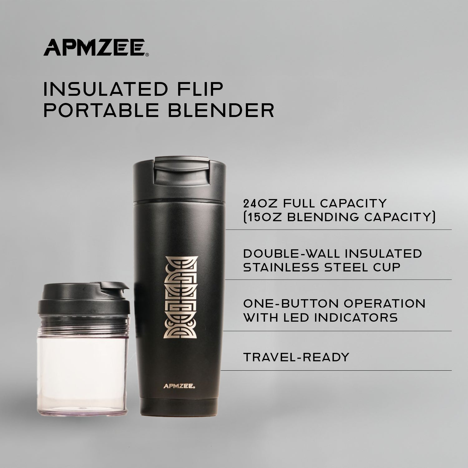 Insulated Flip Portable Blender