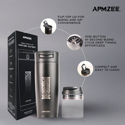 Insulated Flip Portable Blender